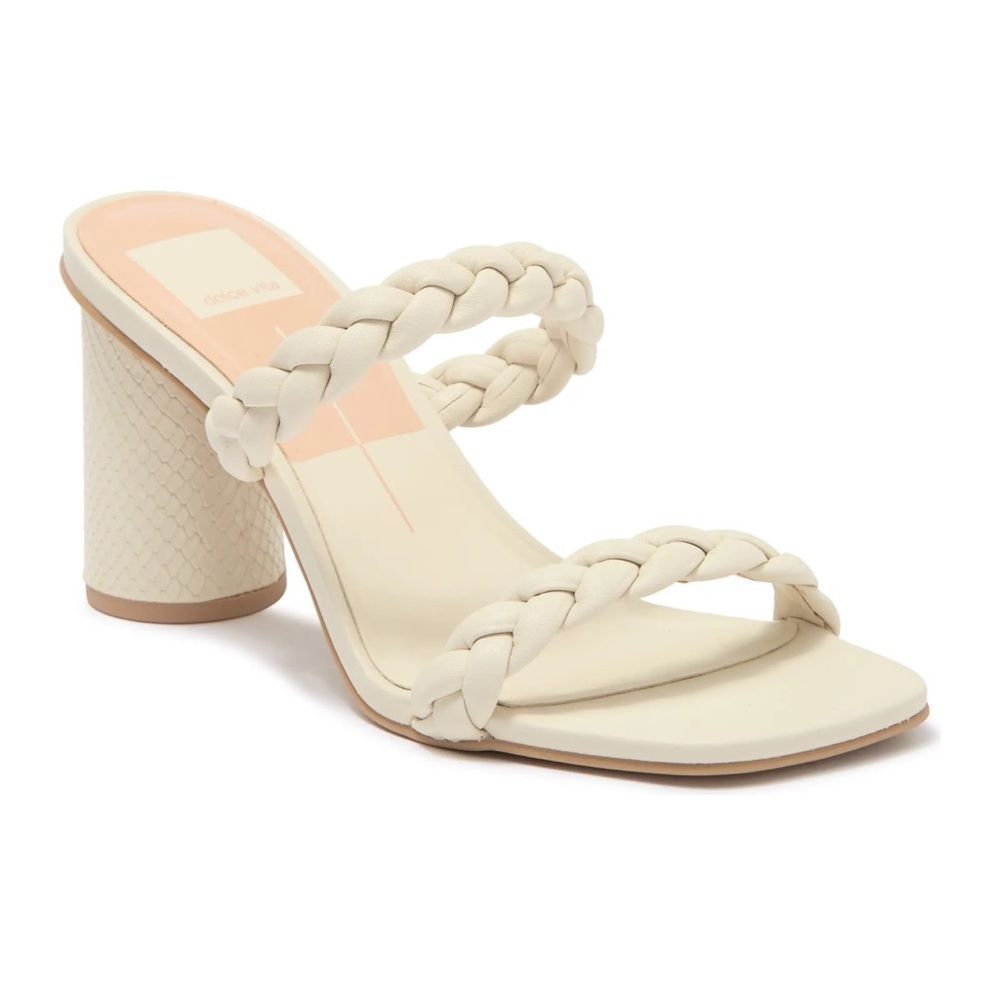 Dolce Vita Nairi Braided Strappy Sandal in Ivory Stella Size 8.5